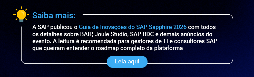 quadro informativo sobre o guia de atualizações sap para 2026