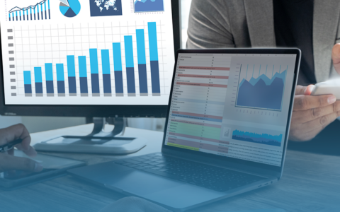 gráfico de acompanhamento utilizando inteligência comercial